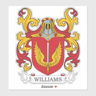 Williams Family Crest Sticker