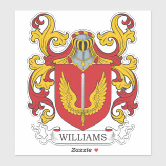Williams Family Crest Sticker