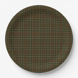 Williams Family Plaid Tartan Pattern Paper Plates
