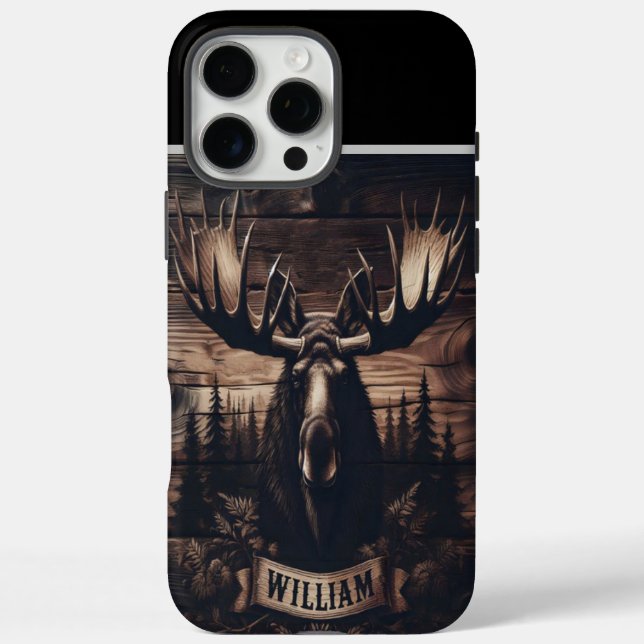 William's Personalized Moose Mount Case-Mate iPhone Case (Back)
