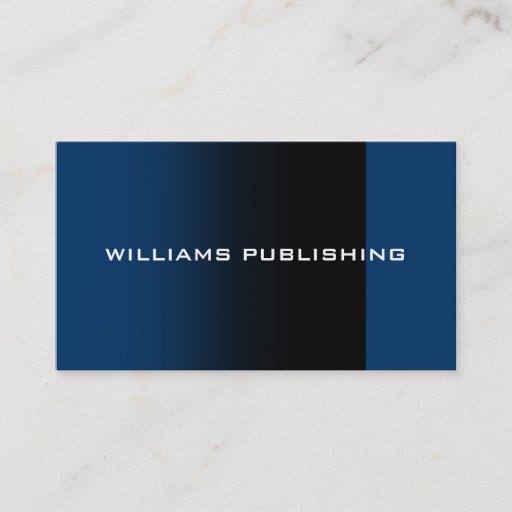 Customizable "Williams Publishing" Business Card