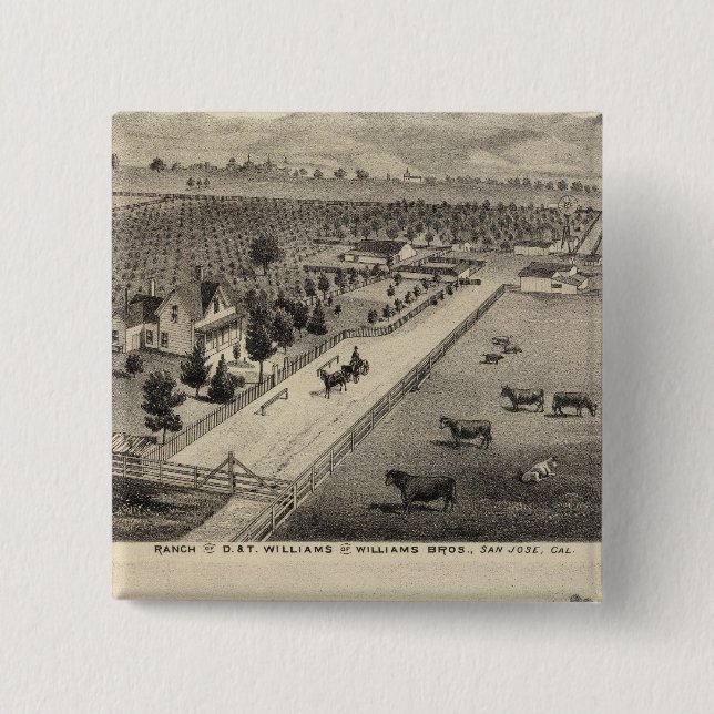 Williams Ranch, Goodrich Quarry Pinback Button (Front)