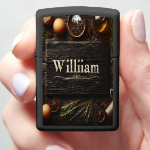 William's Rustic Tabletop Zippo Lighter