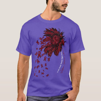 Williams Syndrome Awareness sunflower nobody fight T-Shirt