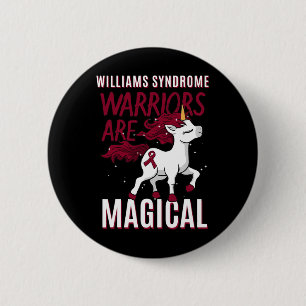 Williams Syndrome Warrior Ws Williams–beuren Wbs U Button