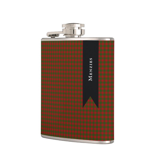Williams Wilson & Sons No. 99 Plaid Pattern Tartan Flask (Left)