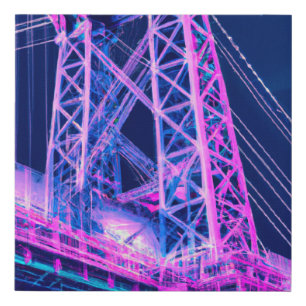 Williamsburg Bridge Faux Canvas Print