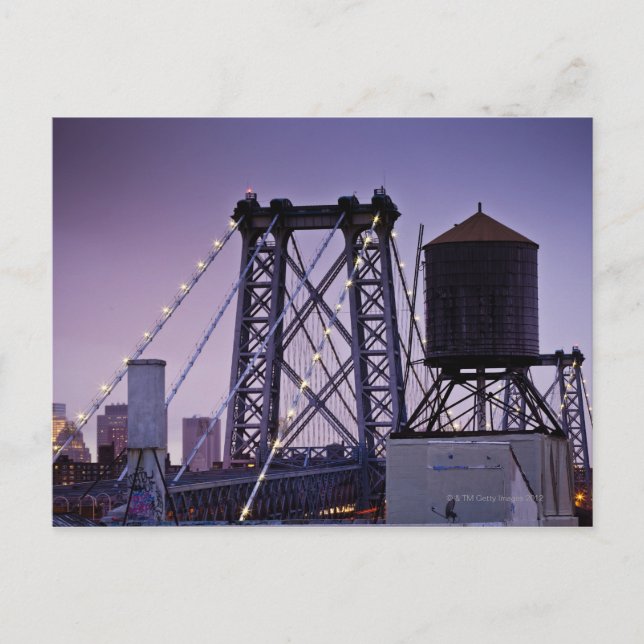 Williamsburg Bridge Postcard (Front)