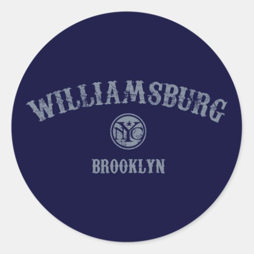 Williamsburg Classic Round Sticker