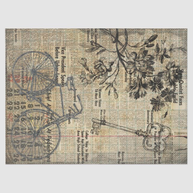 Williamsburg Decoupage | Tissue Paper (Front)