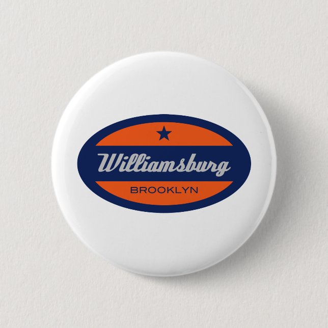 Williamsburg Pinback Button (Front)