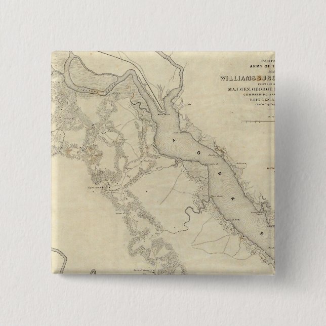 Williamsburg to the White House Pinback Button (Front)