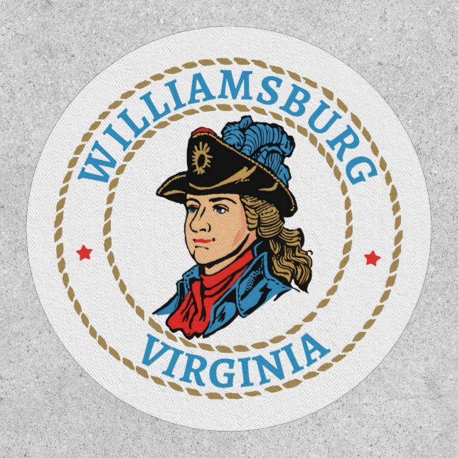Williamsburg Virginia Colonial Patch (Front)