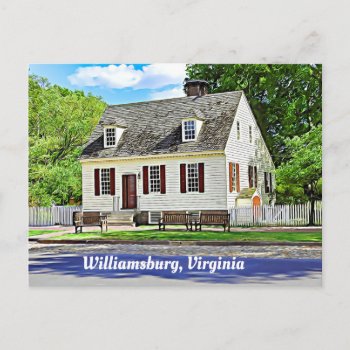 Williamsburg  Virginia  Postcard by ImpressImages at Zazzle