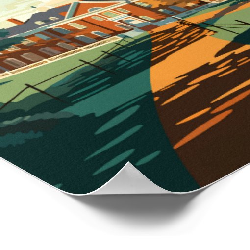 Williamsburg Virginia Travel Art Vintage Poster Zazzle