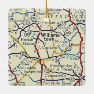 Williamstown Ky On Map 59+ Williamstown Map Gifts On Zazzle