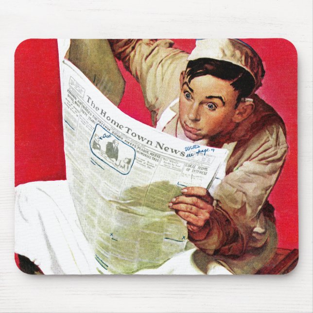 Willie Gillis on K.P Mouse Pad (Front)