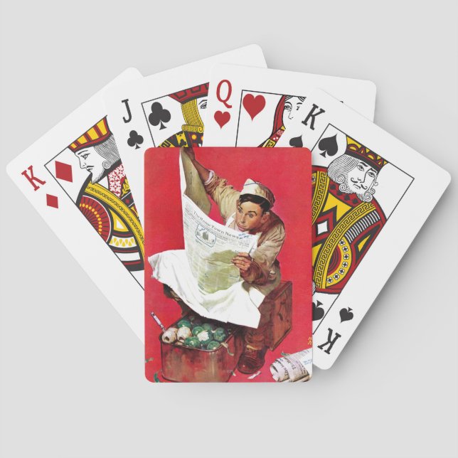 Willie Gillis on K.P Poker Cards (Back)