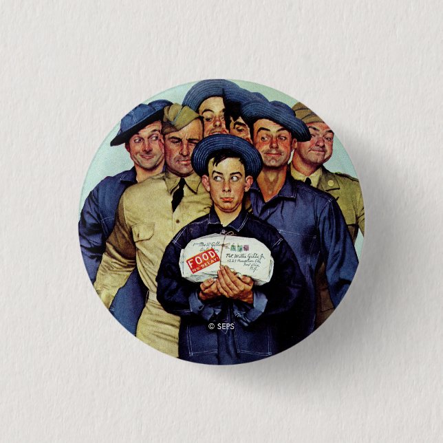 Willie Gillis' Package from Home Pinback Button (Front)