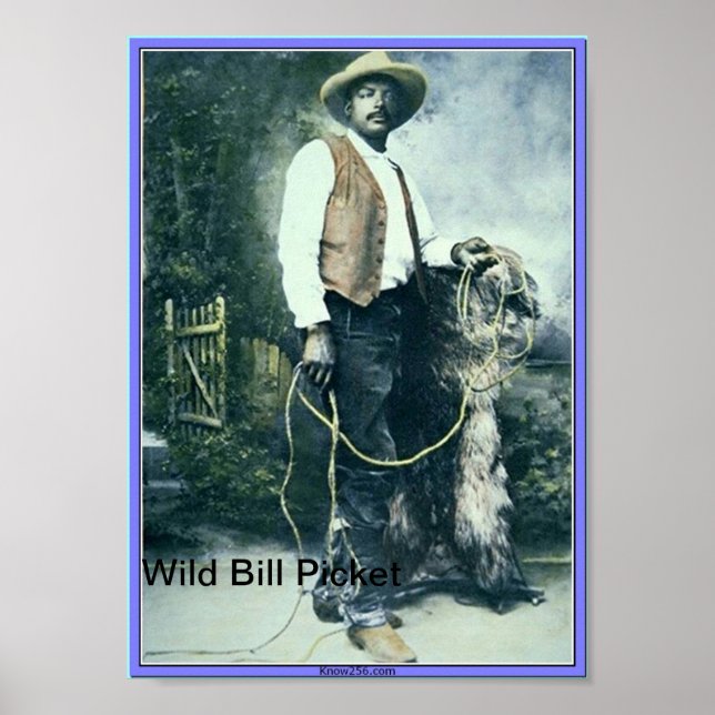 Willie M. "Bill" Pickett Poster (Front)