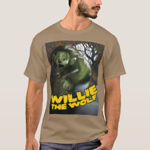 Willie the Wolf at the Movies T-Shirt
