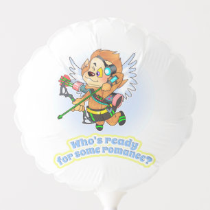 Willie the Wolf: Cupid in Training Balloon
