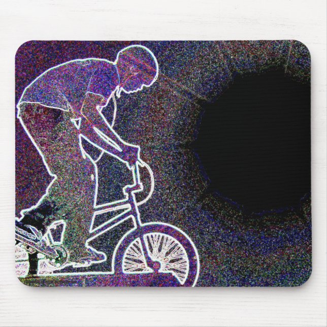 WillieBMX The Glowing Edge Mouse Pad (Front)