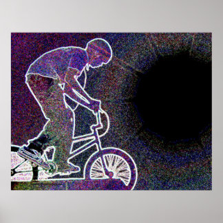 WillieBMX The Glowing Edge Poster