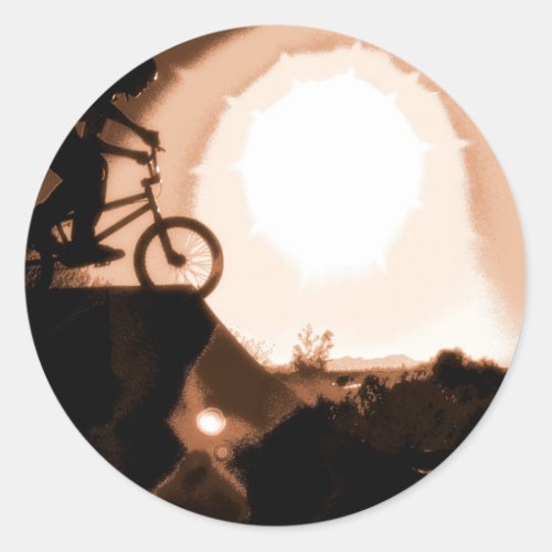 WillieBMX The Warm Earth Classic Round Sticker