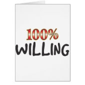 Willing 100 Percent (Front)