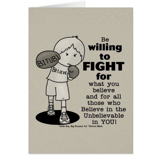 Willing to Fight Cards (Front)