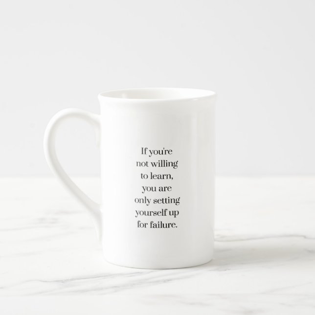 Willing To Learn Specialty Mug (Left)