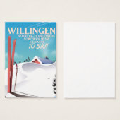 Willingen Ski travel poster. (Front & Back)
