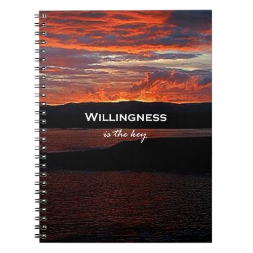 Willingness Is The Key Notebook