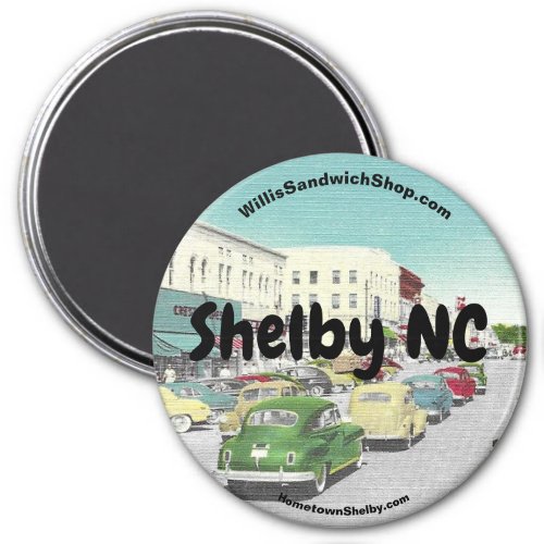 Willis Sandwich Shop Shelby NC Magnet