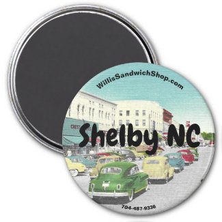 Willis Sandwich Shop Shelby NC Magnet