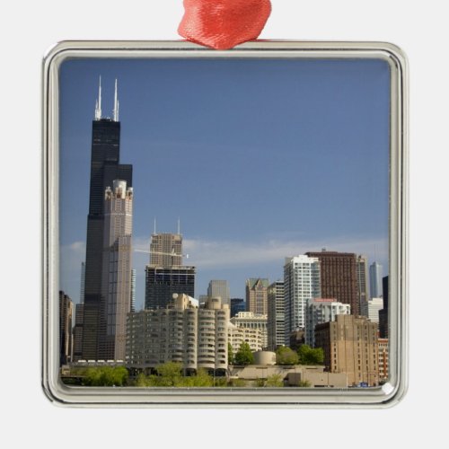 Willis Tower formerly known as the Sears Tower Metal Ornament