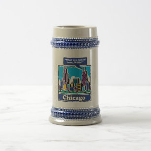 Willis Tower/Sears Tower Beer Stein