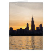 Willis Tower Sunset Silhouette (Front)