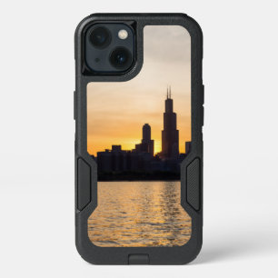 Willis Tower Sunset Silhouette iPhone 13 Case