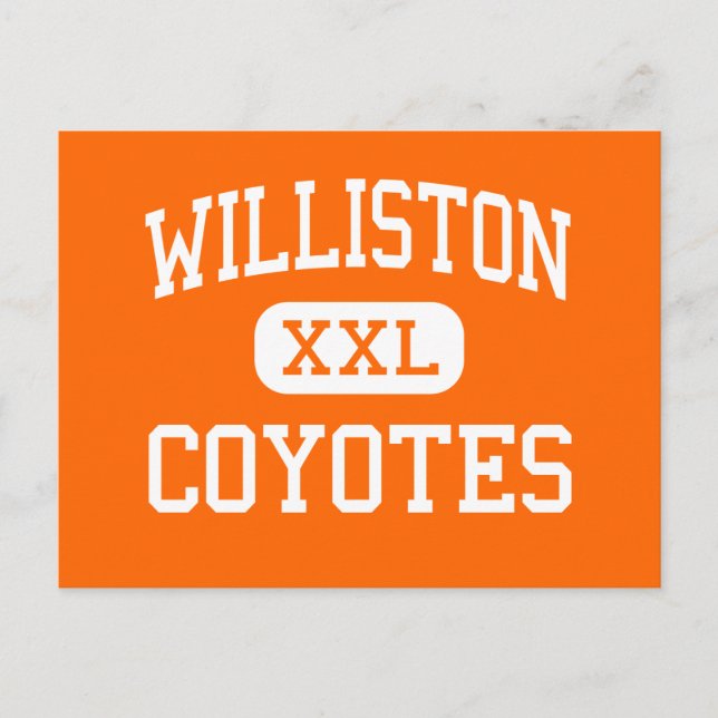 Williston - Coyotes - High - Williston Postcard (Front)