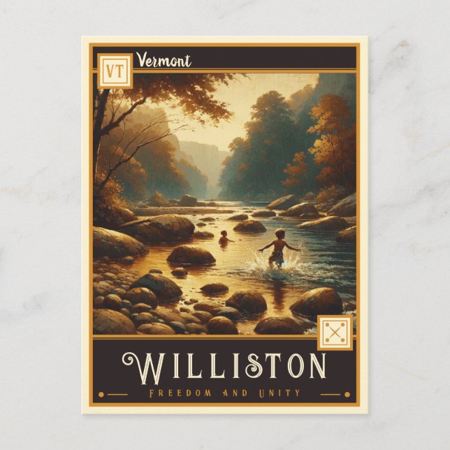 Williston, Vermont | Vintage Postcard (Front)