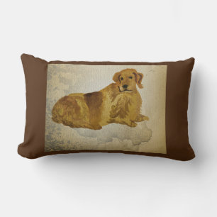 Willoughby The Golden Retriever Lumbar Pillow