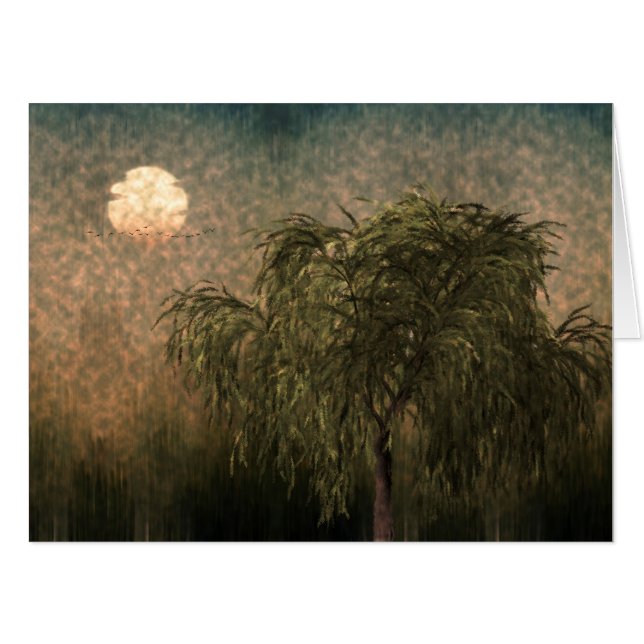 Willow at Sunset Card (Front Horizontal)