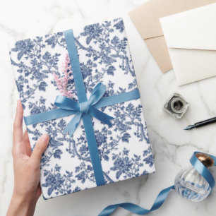 Willow Bloom Toile Wrapping Paper