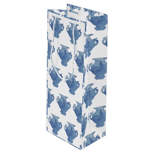 Willow Blue and White Ginger Jars Jar Wine Gift Bag