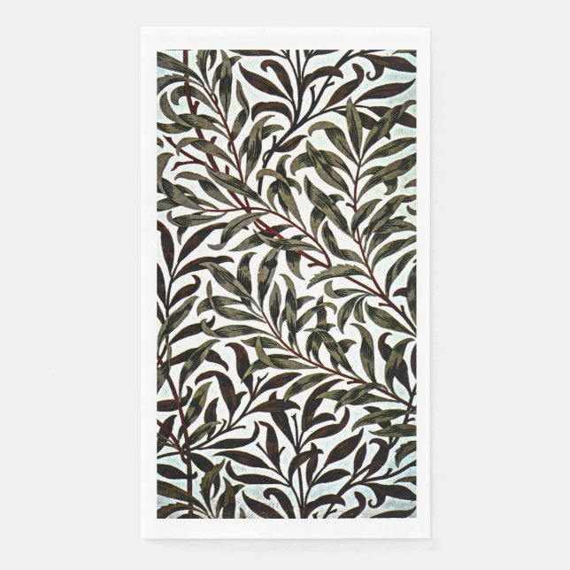 Willow Bough, a William Morris design, Paper Guest Towels (Front)