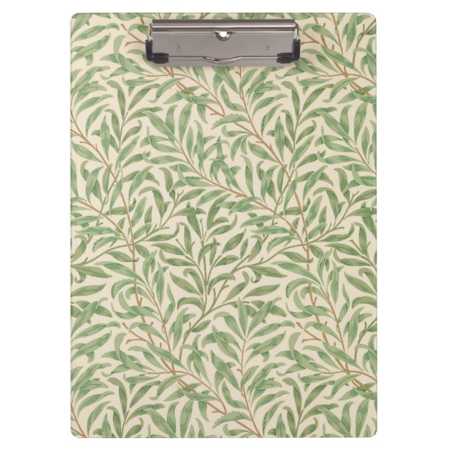 Willow Bough (by William Morris) Clipboard (Front)