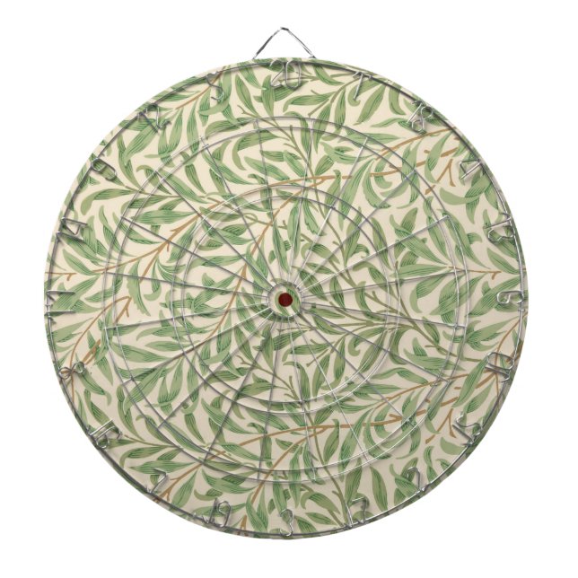 Willow Bough (by William Morris) Dartboard (Front)