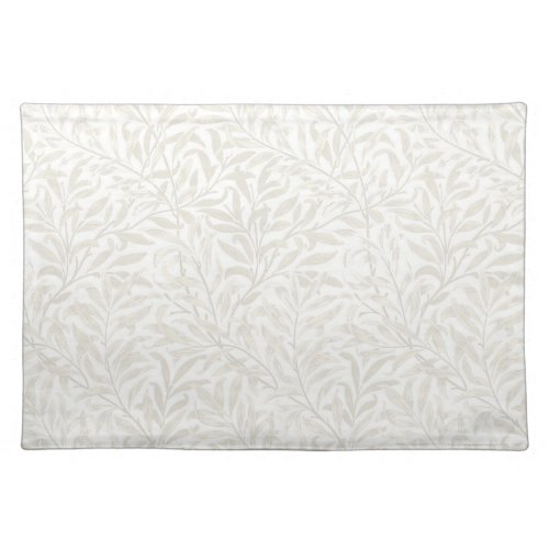 WILLOW BOUGH IN PALE IVORY _ WILLIAM MORRIS CLOTH PLACEMAT